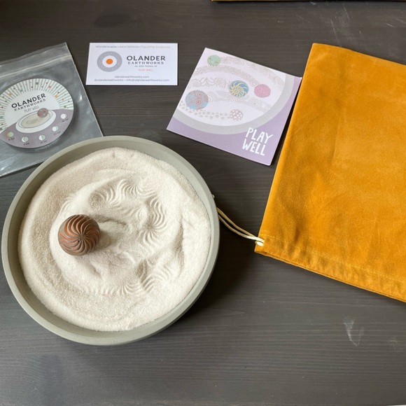 Olander Earthworks Wonderscape gift sensory sand garden relaxation meditation - Picture 6 of 7